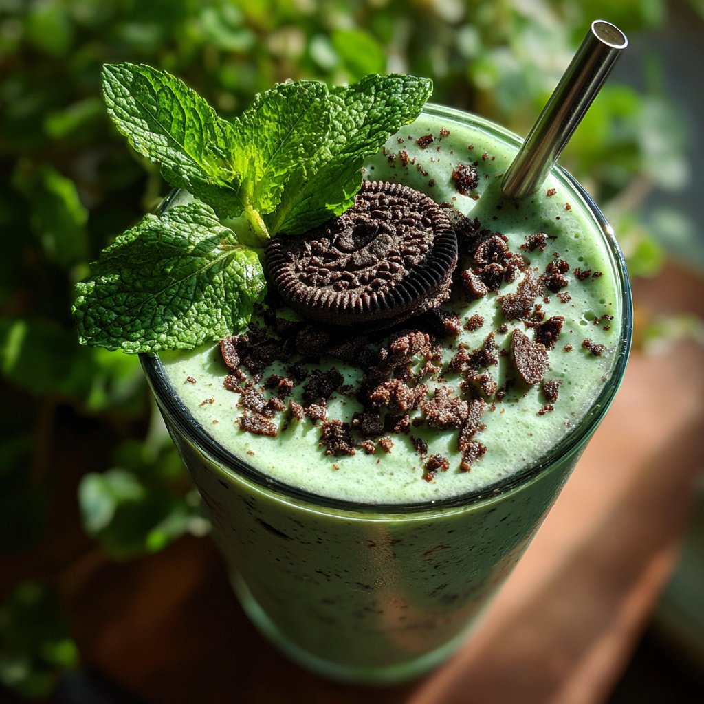 Mint Oreo Protein Shake