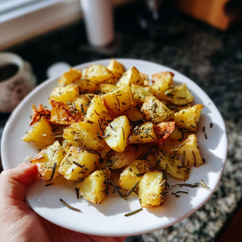 Crispy Rosemary Airfryer Potatoes