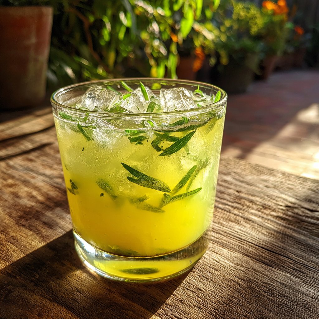 Refreshing Dandelion Limeade