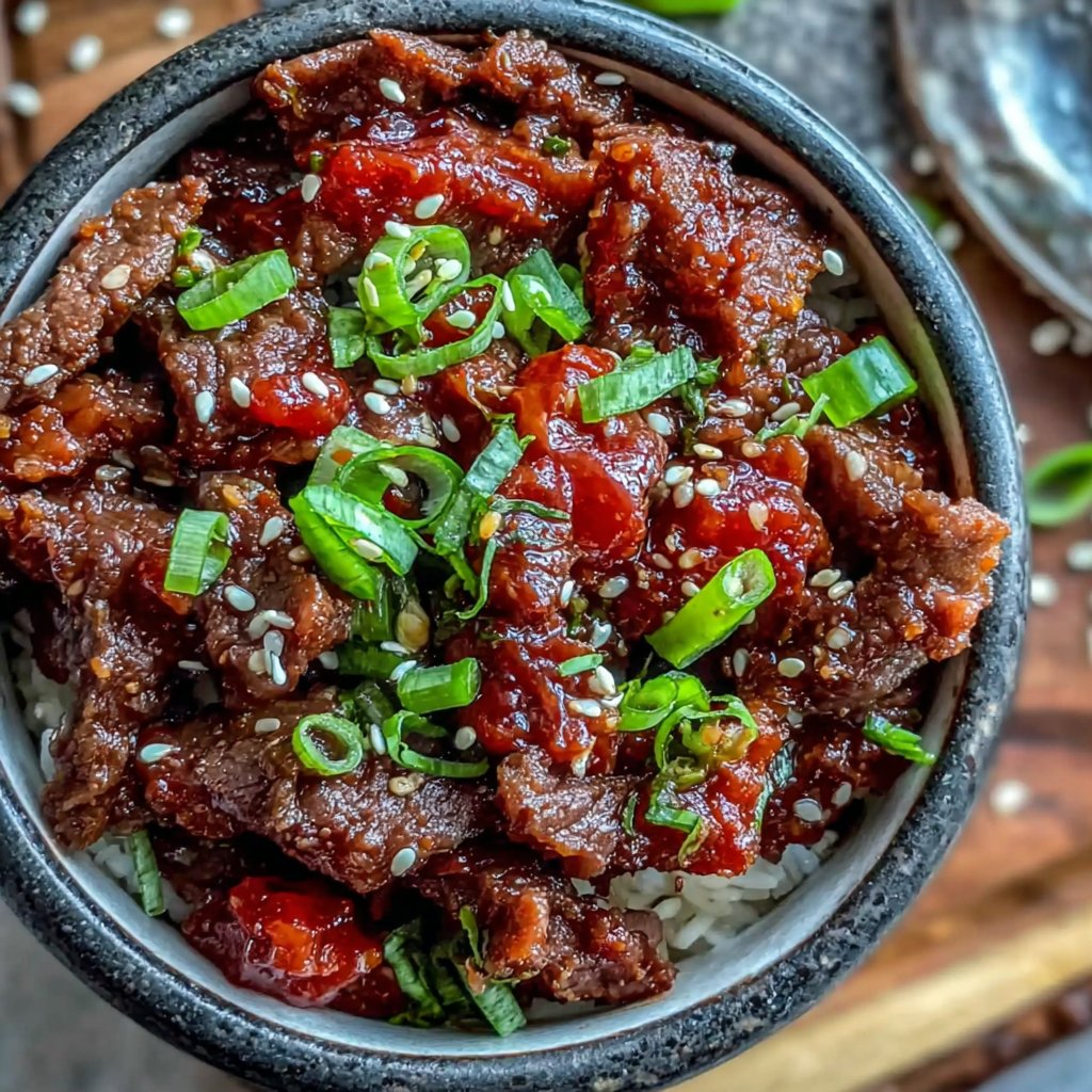 Spicy Korean Beef Bowls