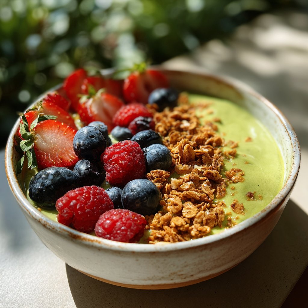 Avocado Berry Smoothie Bowl