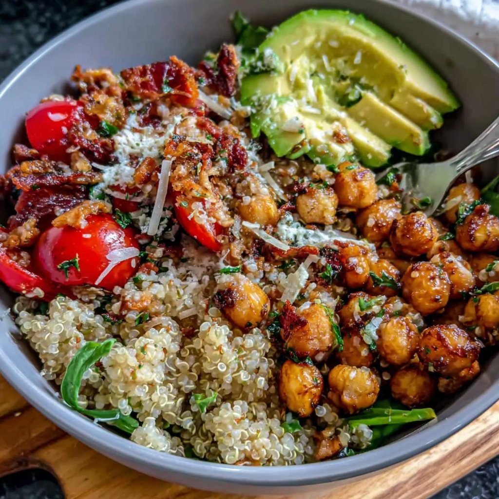 Colorful Grain Bowl Lunch