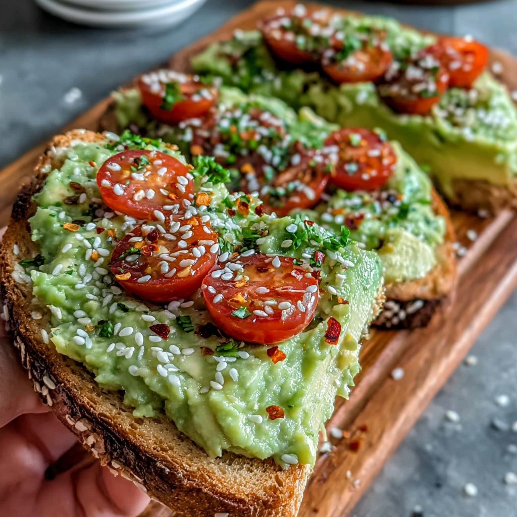 Creamy Avocado Lunch Toast