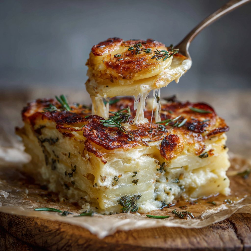 Creamy Herb Potato Bake
