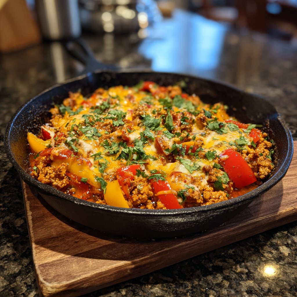 Turkey Taco Skillet