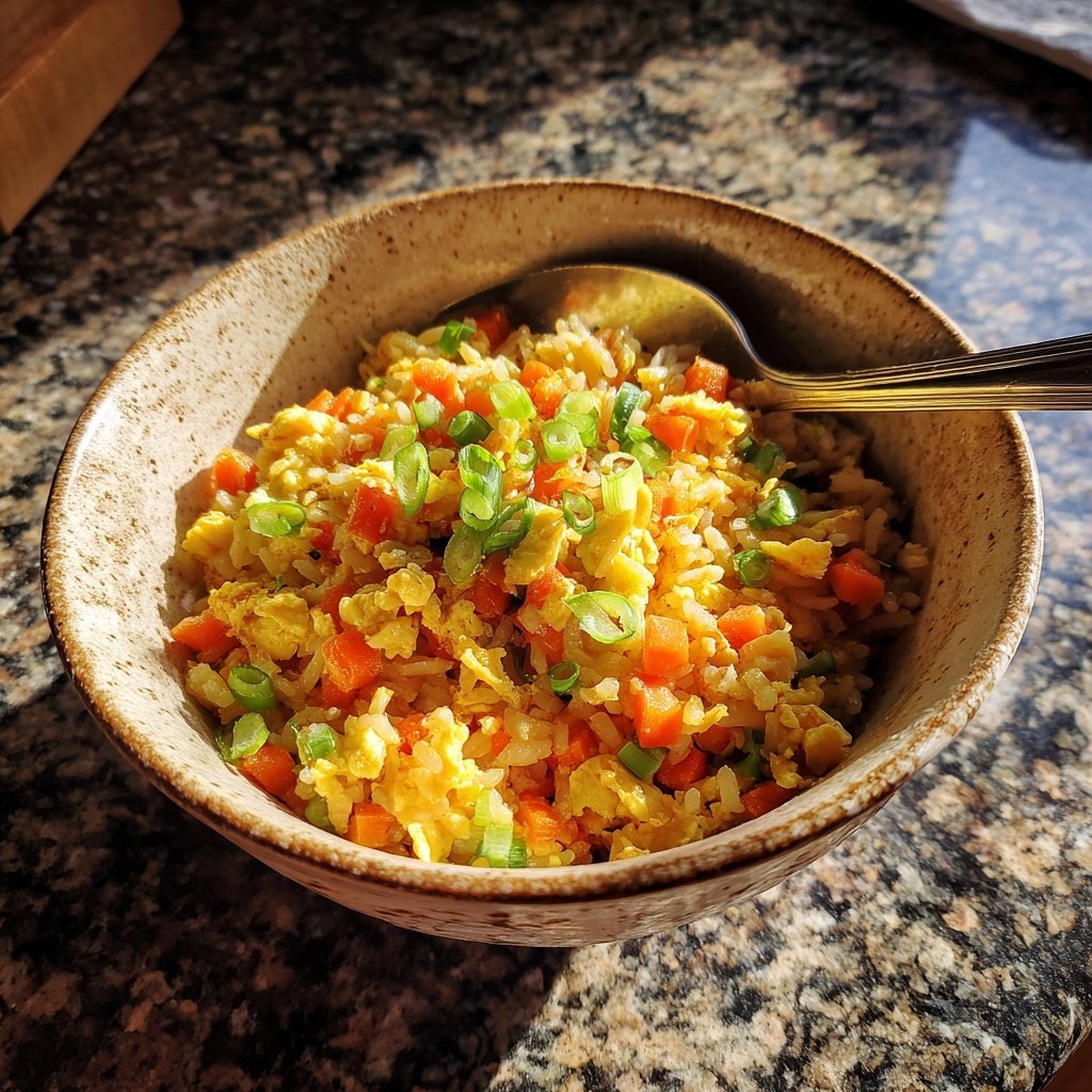 Quick 10 Minute Egg Fried Rice