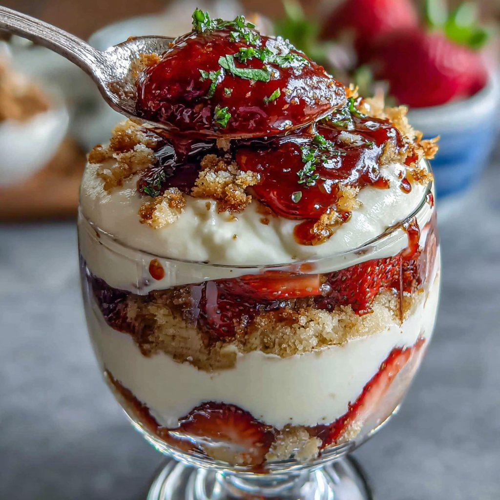 Strawberry Cheesecake Trifle