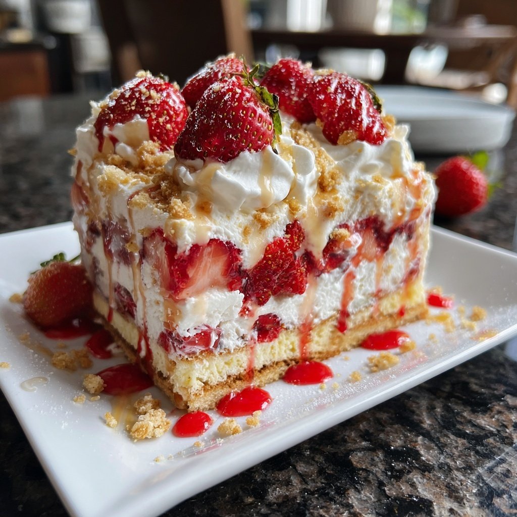 Strawberry Shortcake Frozen Treats